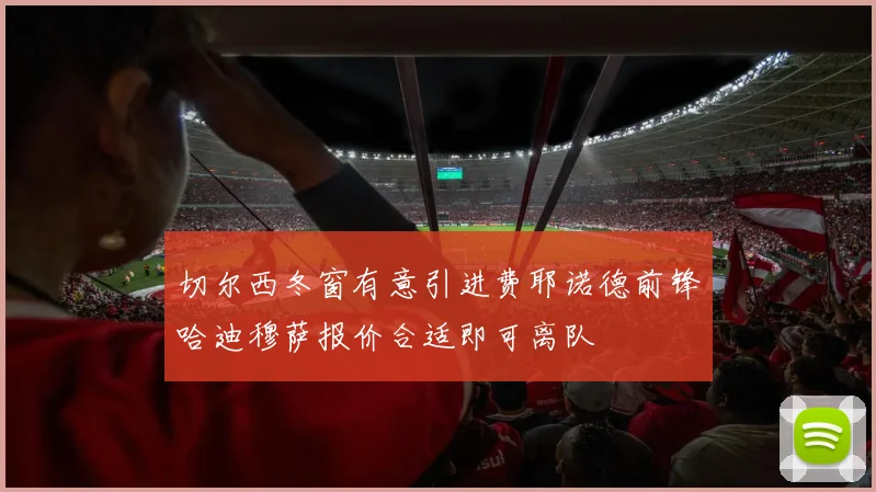 切尔西冬窗有意引进费耶诺德前锋哈迪穆萨报价合适即可离队